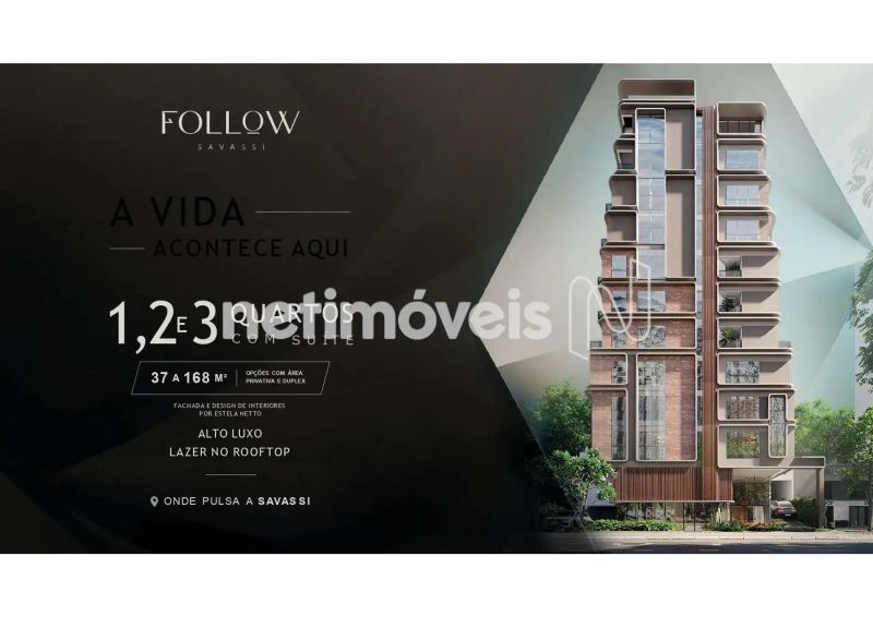Apartamento com 1 quarto — Savassi, Belo Horizonte