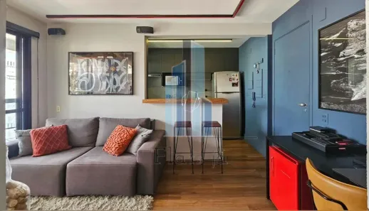 Apartamento com 1 Quarto para alugar, 40m² no Vila Nova Conceição, São Paulo