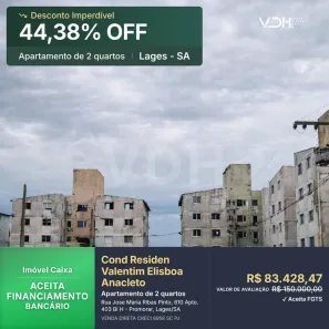 Apartamento com 2 Quartos à venda, 46m² no Promorar, Lages