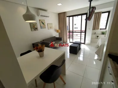 Flat com 1 Quarto para alugar, 35m² no Moema, São Paulo