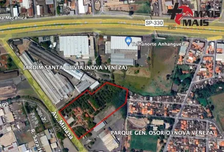Lote/Terreno à venda, 32947m² no Condomínio Coronel (Nova Veneza), Sumaré