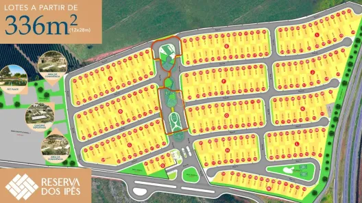 Lote/Terreno à venda, 336m² no , Cristais Paulista