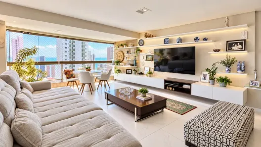 Apartamento com 3 Quartos para alugar, 185m² no Boa Viagem, Recife