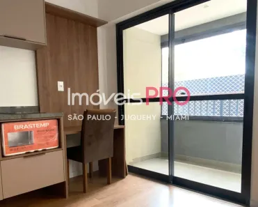 Apartamento com 1 Quarto para alugar, 25m² no Brooklin Paulista, São Paulo