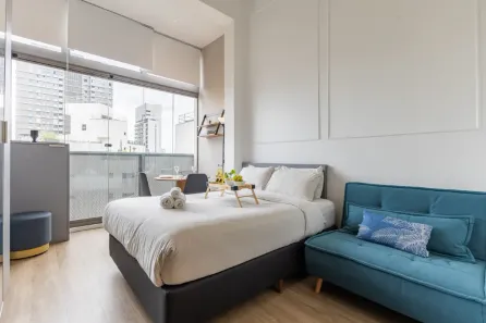 Apartamento com 1 Quarto para venda ou aluguel, 27m² no Moema, São Paulo