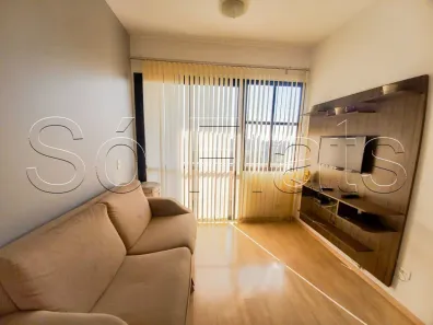 Flat com 1 Quarto para alugar, 34m² no Paraíso do Morumbi, São Paulo