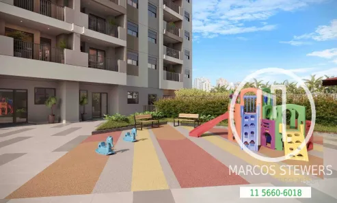 Apartamento com 2 Quartos à venda, 37m² no Santo Amaro, São Paulo