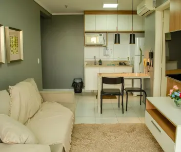 Apartamento com 1 Quarto para alugar, 45m² no Jardim Goiás, Goiânia