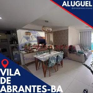 Apartamento com 2 Quartos para alugar, 62m² no Vila de Abrantes (Abrantes), Camaçari