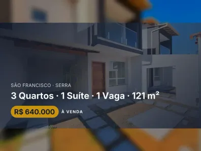 Casa com 3 Quartos à venda, 121m² no São Francisco, Serra