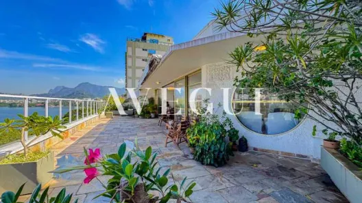 Cobertura com 5 Quartos para venda ou aluguel, 510m² no Lagoa, Rio de Janeiro