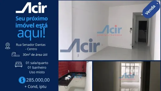 Apartamento com 1 Quarto à venda, 30m² no Centro, Rio de Janeiro
