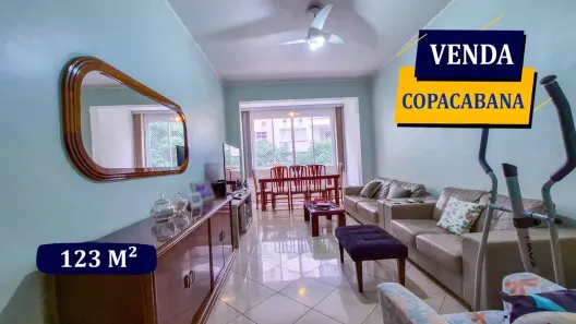 Apartamento com 3 Quartos à venda, 126m² no Copacabana, Rio de Janeiro