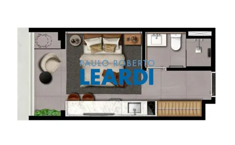 Apartamento com 1 Quarto à venda, 21m² no Bela Vista, São Paulo