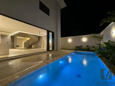 Casa de Condomínio com 3 Quartos à venda, 228m² no Jardins Bolonha, Senador Canedo