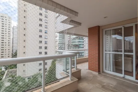 Apartamento com 4 Quartos para alugar, 195m² no Indianópolis, São Paulo