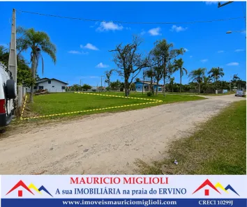 Lote/Terreno à venda, 490m² no Praia do Ervino, São Francisco do Sul