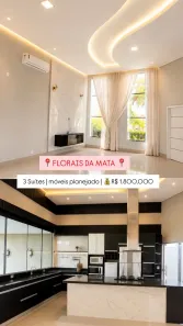 Casa de Condomínio com 3 Quartos à venda, 240m² no Passagem da Conceição, Várzea Grande