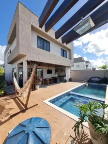 Casa de Condomínio com 4 Quartos para venda ou aluguel, 277m² no Jardim Limoeiro, Camaçari