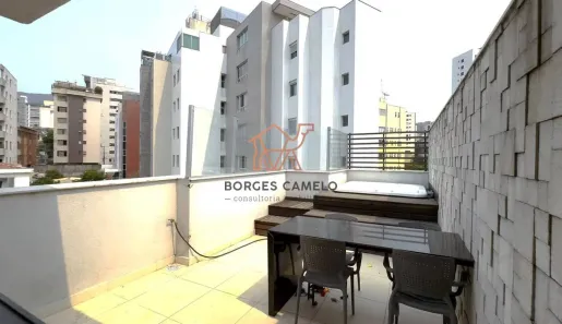 Cobertura com 3 Quartos para alugar, 156m² no Carmo, Belo Horizonte