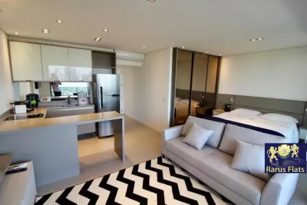 Flat com 1 Quarto para alugar, 46m² no Pinheiros, São Paulo