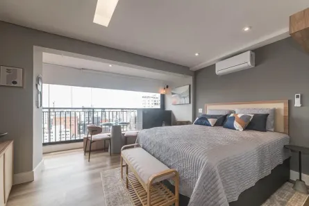 Kitnet com 1 Quarto à venda, 27m² no Cidade Monções, São Paulo