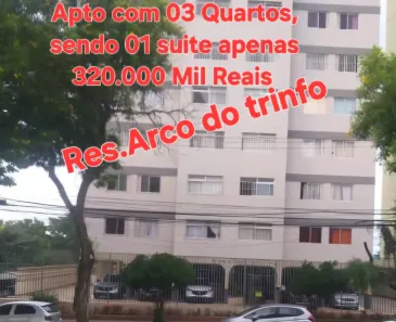 Apartamento com 3 Quartos à venda, 69m² no Setor Leste Vila Nova, Goiânia