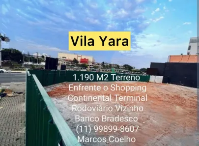 Lote/Terreno à venda, 1190m² no Vila Yara, Osasco