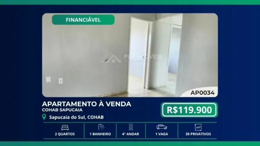 Apartamento com 2 Quartos à venda, 38m² no Silva, Sapucaia do Sul