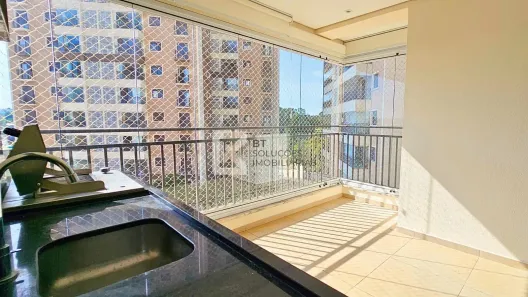 Apartamento com 3 Quartos para alugar, 102m² no Chácara Areal, Indaiatuba