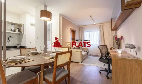 Flat com 1 Quarto para alugar, 45m² no Itaim Bibi, São Paulo