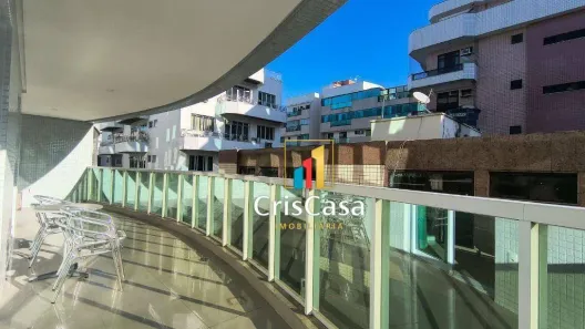 Apartamento com 3 Quartos para alugar, 110m² no Vila Nova, Cabo Frio