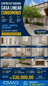 Casa com 3 Quartos à venda, 200m² no Taquara, Rio de Janeiro
