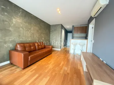 Apartamento com 1 Quarto para venda ou aluguel, 61m² no Itaim Bibi, São Paulo