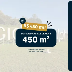 Lote/Terreno à venda, 450m² no Cidade Alpha, Eusébio