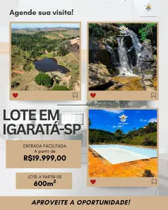 Lote/Terreno à venda, 600m² no , Igaratá