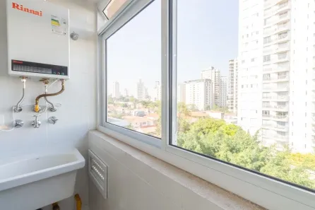 Apartamento com 1 Quarto para alugar, 60m² no Campo Belo, São Paulo