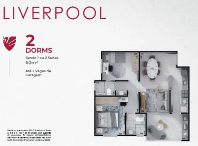 Apartamento com 2 Quartos à venda, 58m² no Vila Espírito Santo, Sorocaba