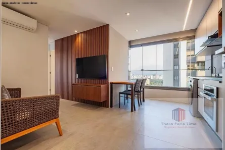 Apartamento com 1 Quarto para alugar, 46m² no Pinheiros, São Paulo