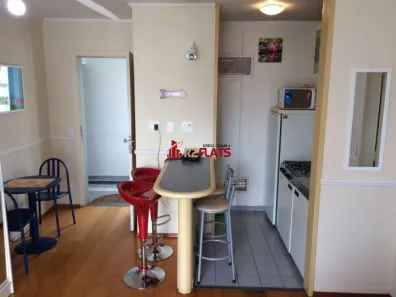 Flat com 1 Quarto para alugar, 35m² no Moema, São Paulo