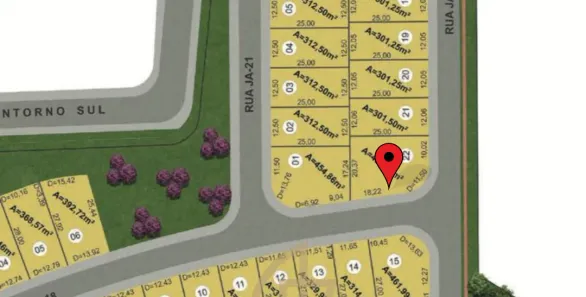 Lote/Terreno à venda, 457m² no Jardins Amsterdã, Goiânia