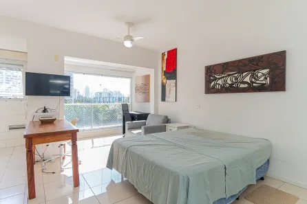 Apartamento com 1 Quarto à venda, 33m² no Cidade Monções, São Paulo