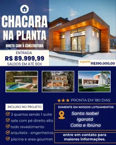 Fazenda/Sítio com 3 Quartos à venda, 600m² no Águas de Igaratá, Igaratá