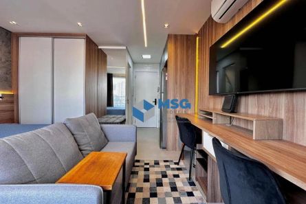 Apartamento com 1 Quarto à venda, 25m² no Santo Amaro, São Paulo