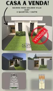 Casa com 2 Quartos à venda, 64m² no Jardim Ipanema, Uberlândia