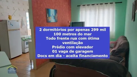 Apartamento com 2 Quartos à venda, 56m² no Tupi, Praia Grande