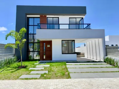 Casa de Condomínio com 4 Quartos à venda, 130m² no Zona de Expansão (Olhos D'Agua), Barra dos Coqueiros