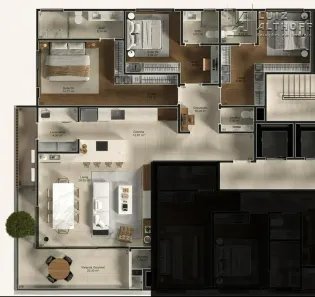 Apartamento com 3 Quartos à venda, 153m² no Pedra Branca, Palhoça