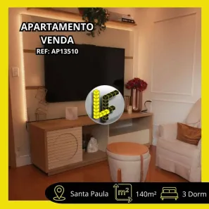 Apartamento com 3 Quartos à venda, 140m² no Santa Paula, São Caetano do Sul