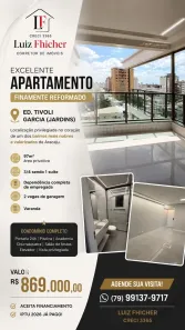 Apartamento com 3 Quartos à venda, 97m² no Jardins, Aracaju